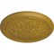 Ekena Millwork Luton Ceiling Medallion (Fits Canopies up to 1 1/8"), Hand-Painted Pharaohs Gold, 15 3/4"OD x 5/8"P CM16LUPGS - alternate 2